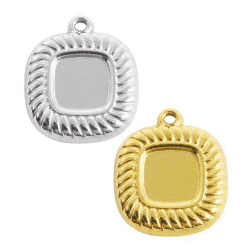 Monture de pendentif en acier inoxydable, Acier inoxydable 304, Placage, DIY, plus de couleurs à choisir Vendu par sac