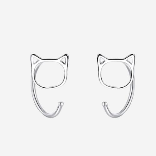 Латуни Стад Серьги, Латунь, Другое покрытие, ювелирные изделия моды, разноцветный продается Пара