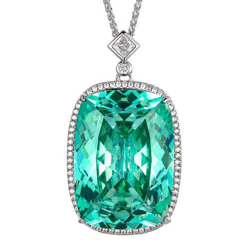 Harz Messing Halskette, mit kubischer Zirkonia, mit Verlängerungskettchen von 5cm, plattiert, Modeschmuck & für Frau & mit Strass, keine, Länge:45 cm, verkauft von PC