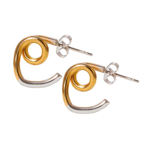 Boucle en acier inoxydable, Acier inoxydable 304, Placage, bijoux de mode & pour femme & creux, plus de couleurs à choisir, Vendu par paire