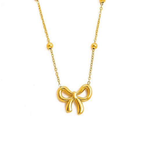 Parures de bijoux en acier inoxydable, Acier inoxydable 304, Noeud papillon, Placage, styles différents pour le choix & pour femme & creux, doré, Vendu par PC