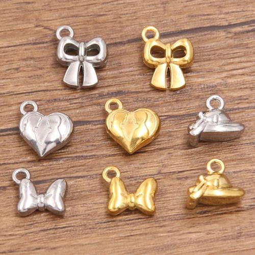 Stainless Steel Pendants, 304 Stainless Steel, plated, DIY 