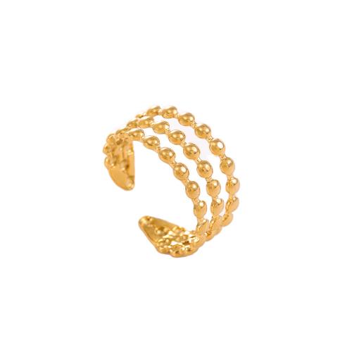 Bague en acier inoxydable, Acier inoxydable 304, Placage, bijoux de mode & pour femme & creux, plus de couleurs à choisir, Vendu par PC