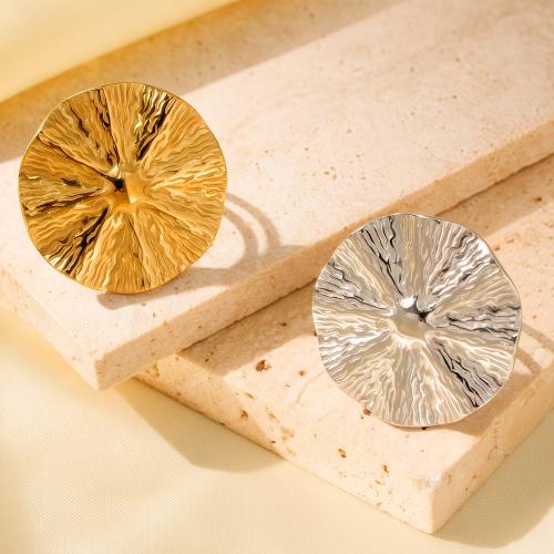 Bague en acier inoxydable, Acier inoxydable 304, Placage, bijoux de mode & pour femme & creux, plus de couleurs à choisir, Vendu par PC