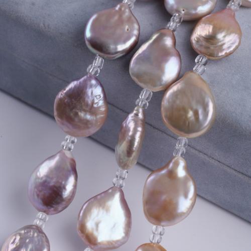 Perles nacres baroques de culture d'eau douce , perle d'eau douce cultivée, DIY, violet, 13-14mm cm, Vendu par brin