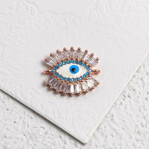 Цирконий Микро вымощает Латунный разъем, Латунь, с канифоль, Другое покрытие, DIY & инкрустированное микро кубического циркония, Много цветов для выбора продается PC