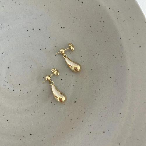 Латунные серьги падение, Латунь, Другое покрытие, ювелирные изделия моды, Много цветов для выбора продается Пара