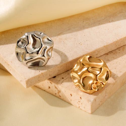 Bague en acier inoxydable, Acier inoxydable 304, Placage, bijoux de mode & pour femme, plus de couleurs à choisir, Vendu par PC