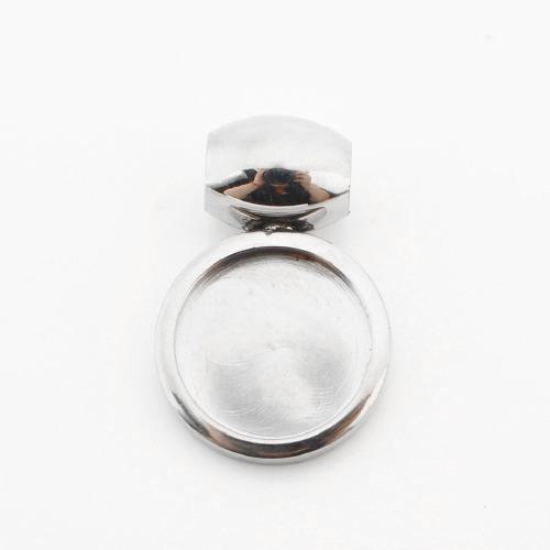 Monture de pendentif en acier inoxydable, Acier inoxydable 304, DIY, couleur originale, Vendu par PC