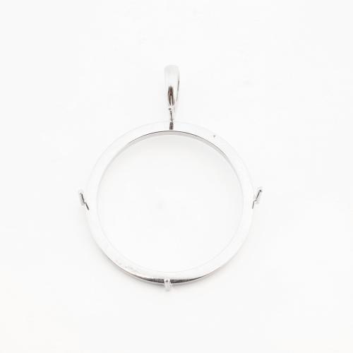 Monture de pendentif en acier inoxydable, Acier inoxydable 304, DIY, couleur originale Vendu par PC