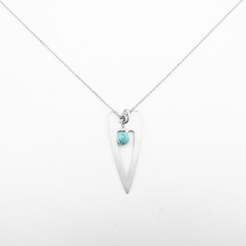 Turquoise Jewelry Sets, 304 Stainless Steel, with turquoise, fashion jewelry & Unisex & hollow, original color mm 