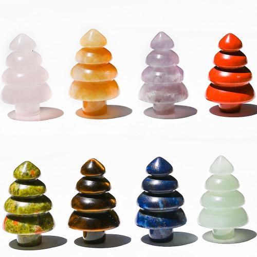 Décoration de pierre perles, Pierre naturelle, arbre de noël, bijoux de mode, plus de couleurs à choisir Vendu par PC