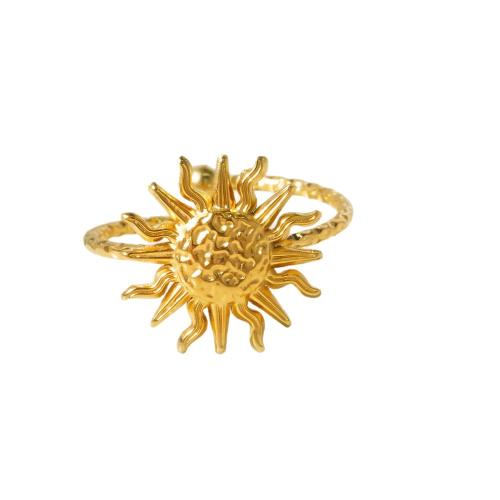 Bague en acier inoxydable, Acier inoxydable 304, Placage sous vide, bijoux de mode & pour femme, plus de couleurs à choisir, Vendu par PC