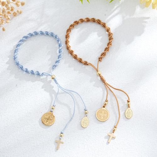 Acero inoxidable Pulsera con dijes, acero inoxidable 304, chapado en color dorado, Joyería, más colores para la opción, Vendido por UD