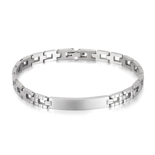 Stainless Steel Bike Chain Bracelet, 304 Stainless Steel, plated, fashion jewelry & for man, original color 