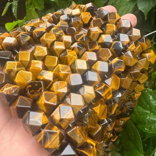 Perles d'Oeil de tigre, DIY, couleurs mélangées, 10mm cm, Vendu par brin