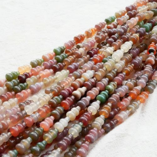 Perles agates, Agate salée, calebasse, DIY, couleurs mélangées cm, Vendu par brin[