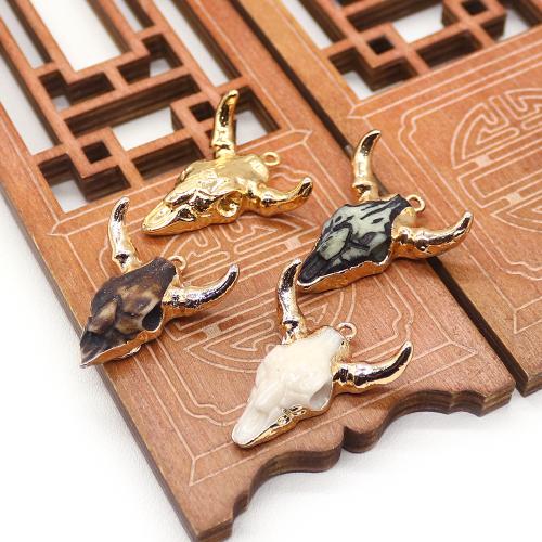 Resin Zinc Alloy Pendants, with Zinc Alloy, plated, DIY 