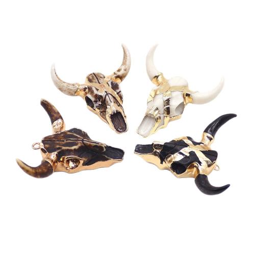 Resin Zinc Alloy Pendants, with Zinc Alloy, plated, DIY 