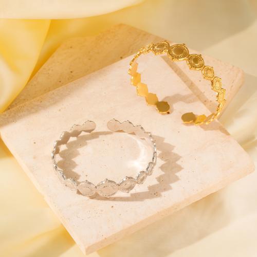 Bracelet en acier inoxydable, Acier inoxydable 304, Placage, bijoux de mode & pour femme, plus de couleurs à choisir, Vendu par PC