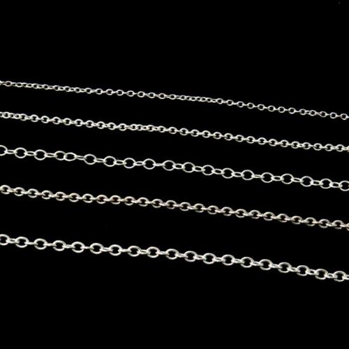 純銀製のジュエリー鎖, 925スターリングシルバー, クロスチェーン & DIY & 異なるサイズの選択, シルバー, 売り手 M[