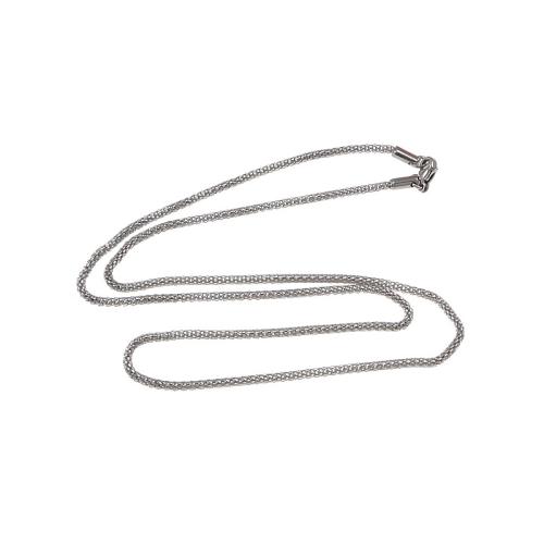 Acier inoxydable 304 collier, bijoux de mode & unisexe Environ 15 pouce, Vendu par PC