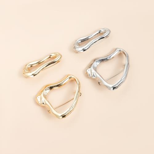 Zinc Alloy Jewelry Brooch, gold color plated, fashion jewelry 