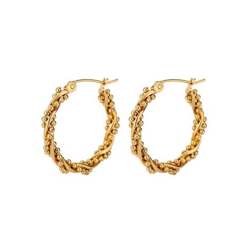 Boucle d'oreille en acier inoxydable Dangle, Acier inoxydable 304, Placage, bijoux de mode & pour femme, plus de couleurs à choisir, Vendu par paire