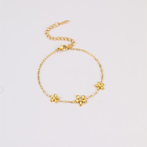 Bracelets en acier inoxydable, Acier inoxydable 304, Plaqué or 18K, styles différents pour le choix & pour femme & avec strass, Vendu par PC