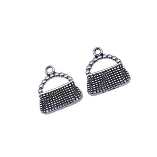 Colgante de la aleación del cinc, aleación de zinc, Bolso de Mano, chapado, Bricolaje & hueco, 20PCs/Bolsa, Vendido por Bolsa[