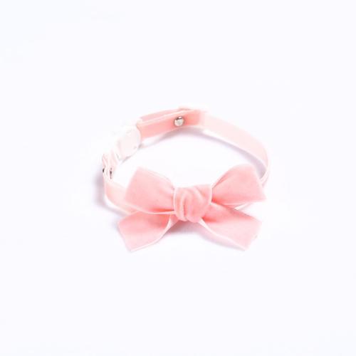 Terciopelo Collar de mascota, con aleación de zinc, ajustable, más colores para la opción, longitud:aproximado 17-30 cm, Vendido por UD[