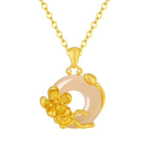 925 Sterling Silver Necklace, with White Chalcedony, with 2inch extender chain, oval chain & for woman Approx 15.7 Inch 