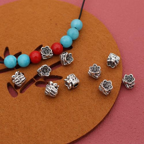 Perles intercalaires en alliage de zinc, Placage de couleur argentée, DIY Diamètre inté Environ 2.5mm Vendu par sac[