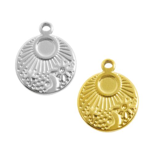 Monture de pendentif en acier inoxydable, Acier inoxydable 304, Placage, DIY, plus de couleurs à choisir Vendu par sac