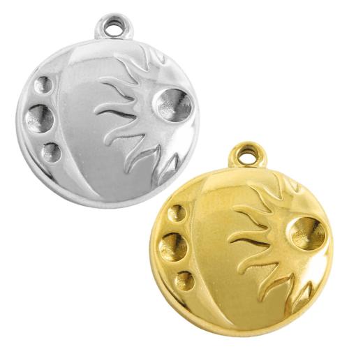 Monture de pendentif en acier inoxydable, Acier inoxydable 304, Placage, DIY, plus de couleurs à choisir Vendu par sac