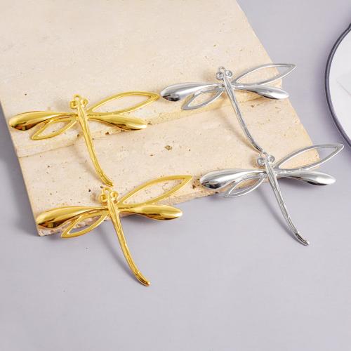 Pendentifs d'animaux en acier inoxydable , Acier inoxydable 304, libellule, Placage, DIY, plus de couleurs à choisir Vendu par sac