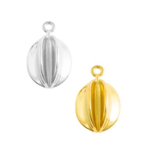Stainless Steel Pendants, 304 Stainless Steel, Star Fruit, plated, DIY 