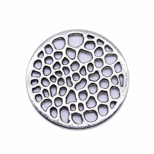 Bijoux pendentifs en Zinc alliage , alliage de zinc, Rond, Placage, DIY & creux, Vendu par PC
