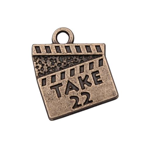 Bijoux pendentifs en Zinc alliage , alliage de zinc, Placage, DIY, couleur bronze antique Vendu par sac