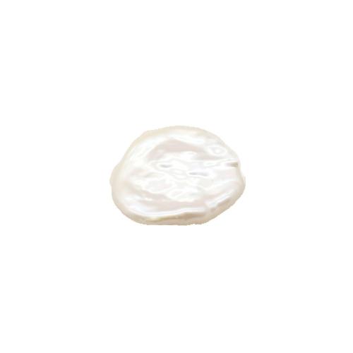 Perles nacres sans trou de culture d'eau douce, perle d'eau douce cultivée, Baroque, DIY & aucun trou, blanc Vendu par PC