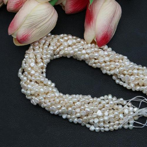 Perles de culture d'eau douce Keishi, perle d'eau douce cultivée, baroque, DIY, blanc cm, Vendu par brin