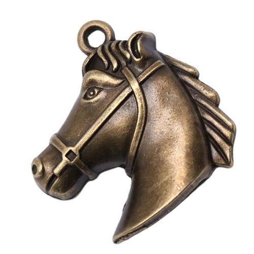 Zinc Alloy Animal Pendants, plated, DIY, antique bronze color 