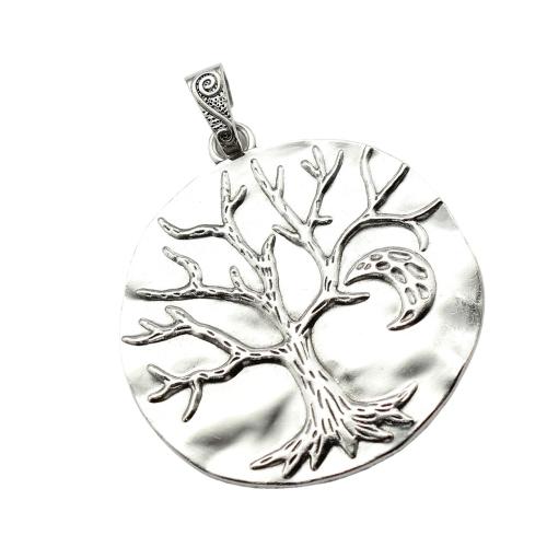 Bijoux pendentifs en Zinc alliage , alliage de zinc, Rond, Placage, DIY Vendu par sac