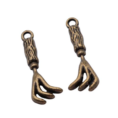 Bijoux pendentifs en Zinc alliage , alliage de zinc, Placage, DIY, couleur bronze antique Vendu par sac