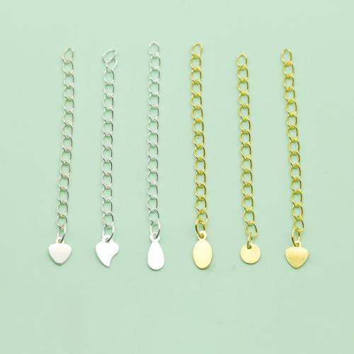 Sterling Silver Extender Chain, 925 Sterling Silver, DIY 