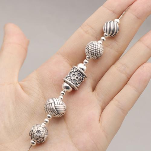 Perles intercalaires en argent , Argent sterling 925, Vintage & DIY & styles différents pour le choix, Vendu par PC