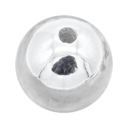 Perles intercalaires en argent , Argent sterling 925, Rond, DIY & normes différentes pour le choix & styles différents pour le choix, Vendu par PC