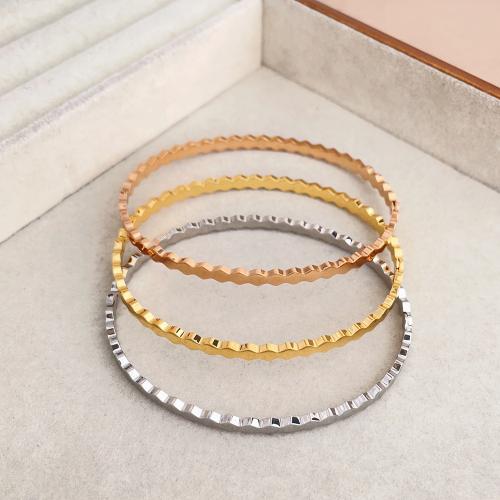 Stainless Steel Bangle, 304 Stainless Steel, plated, fashion jewelry & for woman 