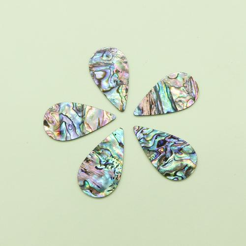 Cabujón de concha de abulón, Nácar de Abulón, Gota, Bricolaje, color mixto, Vendido por UD