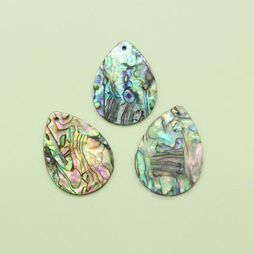 Colgante de concha de abulón, Nácar de Abulón, Gota, Bricolaje, color mixto, Vendido por UD